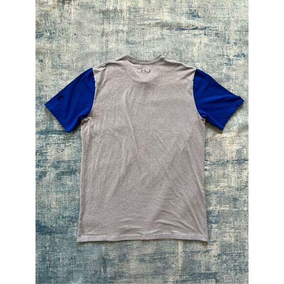 Under Armour Gray Blue Loose Fit Stephen Curry Short Sleeve Tee Men's Medium - Picture 2 of 5